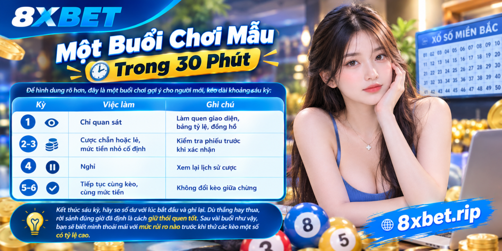 Một buổi chơi mẫu 30 phút với hướng dẫn sáu kỳ dành cho người mới