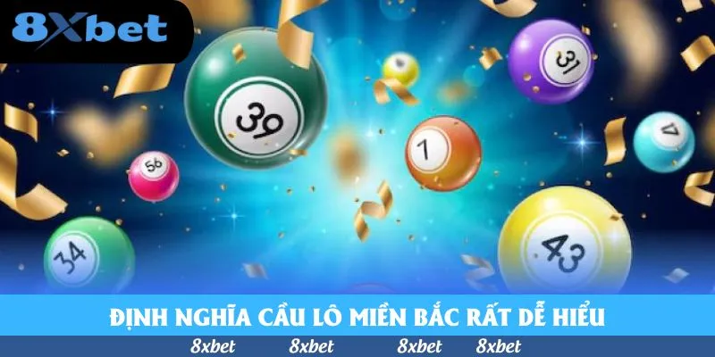 Bóng số 39, 43, 34 và 1 bay giữa dải kim tuyến vàng minh họa cầu lô miền Bắc