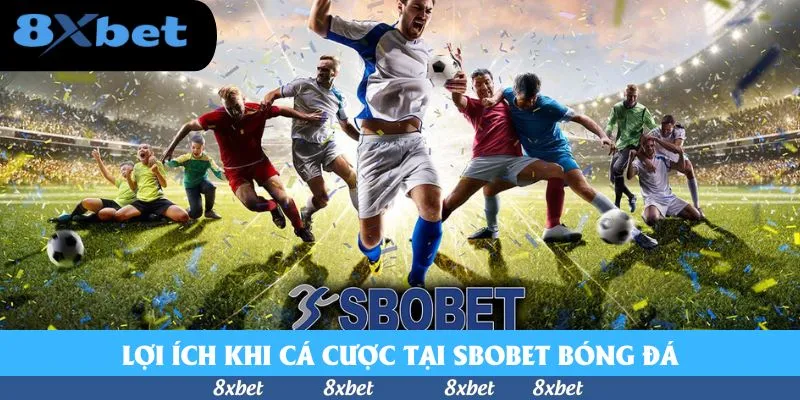 Nhiều cầu thủ hai màu áo tranh bóng trên sân cỏ giữa pháo giấy, phía dưới là logo SBOBET màu xanh