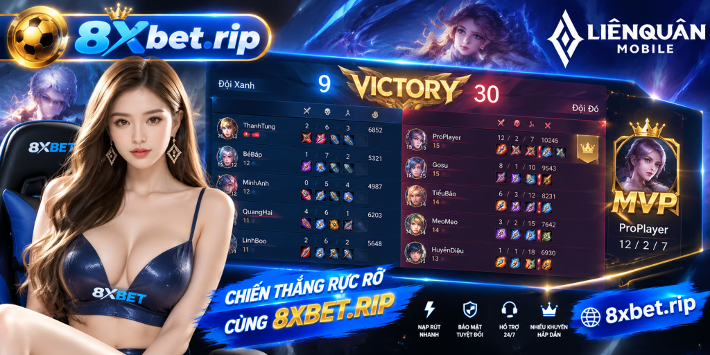 Chiếc cúp Arena of Valor International Championship trên nền lửa đỏ và vàng