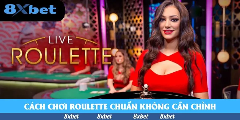 Nhiều người chơi đặt phỉnh lên các ô số trên bàn cược Roulette màu đỏ trong sòng bạc, minh họa cách chơi Roulette với nhiều kiểu cược