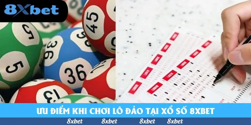 Bóng số 45, 36, 5 nhiều màu bên trái và bàn tay cầm bút tô phiếu số bên phải