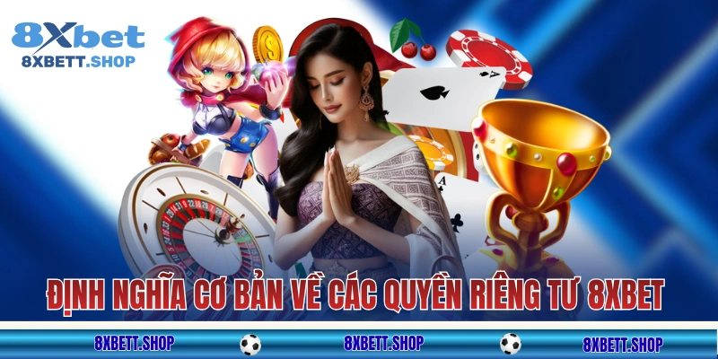 Ngón tay chạm vào màn hình ảo có biểu tượng ổ khóa, email và quả cầu, minh họa chính sách quyền riêng tư 8xbet