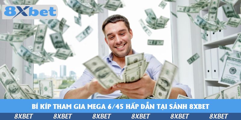 Người đàn ông áo sơ mi xanh mỉm cười cầm và tung nhiều tờ tiền giấy trong văn phòng sáng